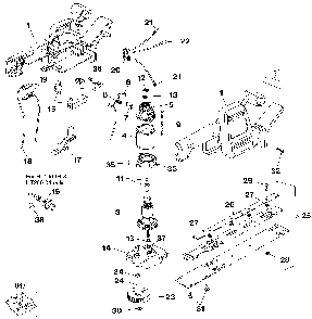 Exploded Diagram A Diagram and Parts List for HT100-04 Type 1 Black and Decker Hedge Trimmer